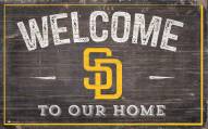 San Diego Padres 11" x 19" Welcome to Our Home Sign