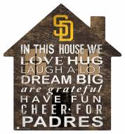 San Diego Padres 12" House Sign
