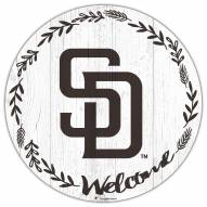 San Diego Padres 12" Welcome Circle Sign