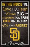 San Diego Padres 17" x 26" In This House Sign
