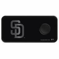 San Diego Padres 3 in 1 Glass Wireless Charge Pad