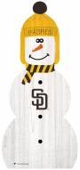 San Diego Padres 31" Snowman Leaner