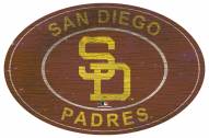 San Diego Padres 46" Heritage Logo Oval Sign