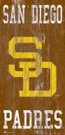 San Diego Padres 6" x 12" Heritage Logo Sign