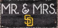 San Diego Padres 6" x 12" Mr. & Mrs. Sign