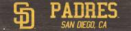 San Diego Padres 6" x 24" Team Name Sign