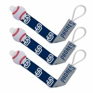 San Diego Padres Baby Pacifier Clips