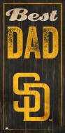 San Diego Padres Best Dad Sign