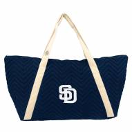 San Diego Padres Chevron Stitch Weekender Bag