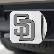 San Diego Padres Chrome Metal Hitch Cover