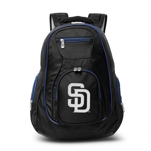 MLB San Diego Padres Colored Trim Premium Laptop Backpack