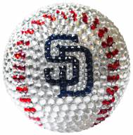 San Diego Padres Swarovski Crystal Baseball