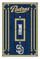 San Diego Padres Glass Single Light Switch Plate Cover