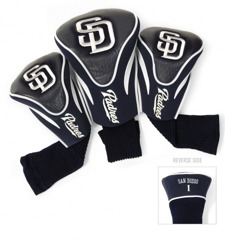 San Diego Padres Golf Headcovers - 3 Pack