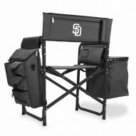 San Diego Padres Gray/Black Fusion Folding Chair
