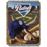San Diego Padres MLB Woven Tapestry Throw Blanket