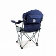 San Diego Padres Navy Reclining Camp Chair