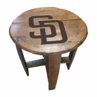 San Diego Padres Oak Barrel Table