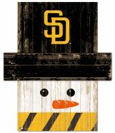 San Diego Padres Snowman Head Sign