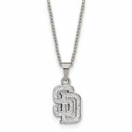San Diego Padres Stainless Steel Pendant Necklace