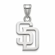 San Diego Padres Sterling Silver Small Pendant