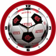 San Diego State Aztecs Soccer Wall Clock
