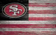 San Francisco 49ers 11" x 19" Distressed Flag Sign