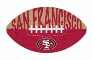 San Francisco 49ers 12" Football Cutout Sign