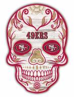 San Francisco 49ers 12" Sugar Skull Sign