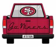San Francisco 49ers 12" Truck Back Cutout Sign