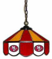 San Francisco 49ers 14" Glass Pub Lamp