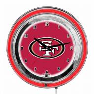 San Francisco 49ers 14" Neon Clock