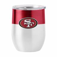 San Francisco 49ers 16 oz. Gameday Stainless Curved Beverage Tumbler
