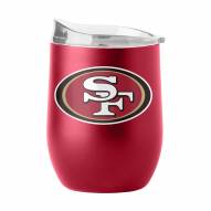 San Francisco 49ers 16 oz. Flipside Powder Coat Curved Beverage Glass