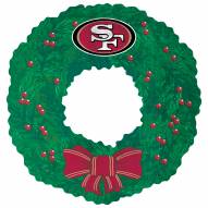 San Francisco 49ers 16" Team Wreath Sign