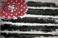 San Francisco 49ers 17" x 26" Flag Sign