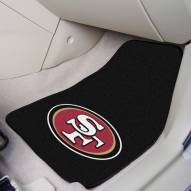 San Francisco 49ers 2-Piece Carpet Car Mats