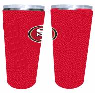 San Francisco 49ers 20 oz. Stainless Steel Tumbler with Silicone Wrap