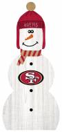 San Francisco 49ers 31" Snowman Leaner
