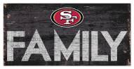 San Francisco 49ers 6" x 12" Family Sign