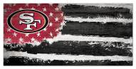 San Francisco 49ers 6" x 12" Flag Sign