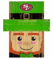 San Francisco 49ers 6" x 5" Leprechaun Head