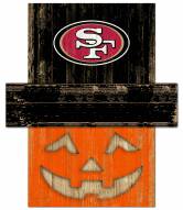 San Francisco 49ers 6" x 5" Pumpkin Head
