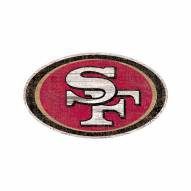 San Francisco 49ers 8" Team Logo Cutout Sign