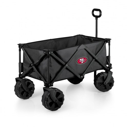 San Francisco 49ers Adventure Wagon with All-Terrain Wheels