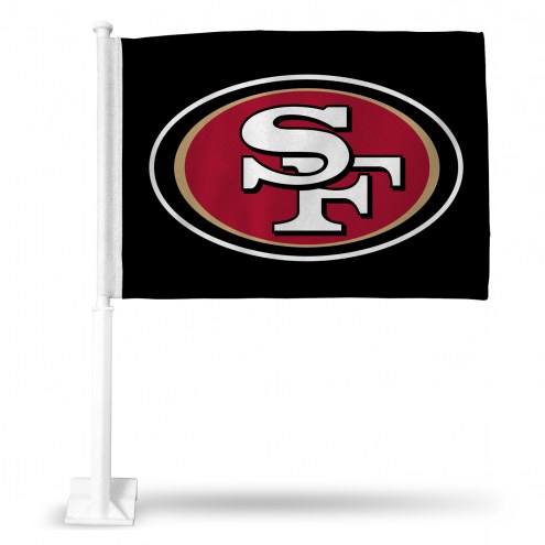 San Francisco 49ers Black Car Flag