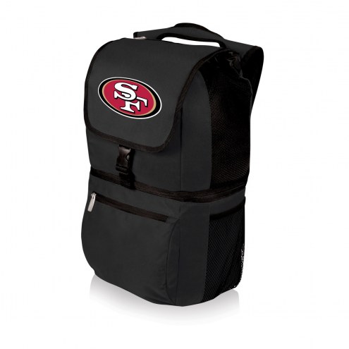 San Francisco 49ers Black Zuma Cooler Backpack