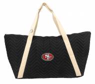 San Francisco 49ers Chevron Stitch Weekender Bag