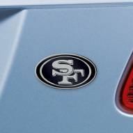 San Francisco 49ers Chrome Metal Car Emblem