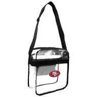 San Francisco 49ers Clear Crossbody Carry-All Bag